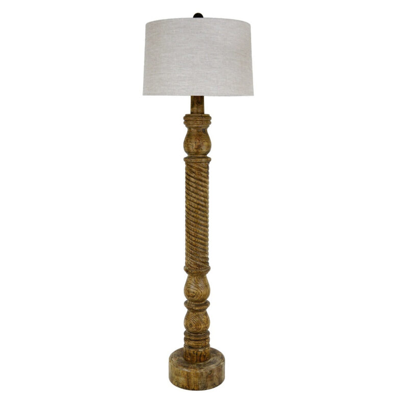 Bowie Solid Wood Floor Lamp - Image 2