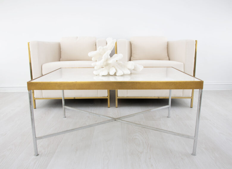 Esme Silver and Gold Coffee Table - Image 7