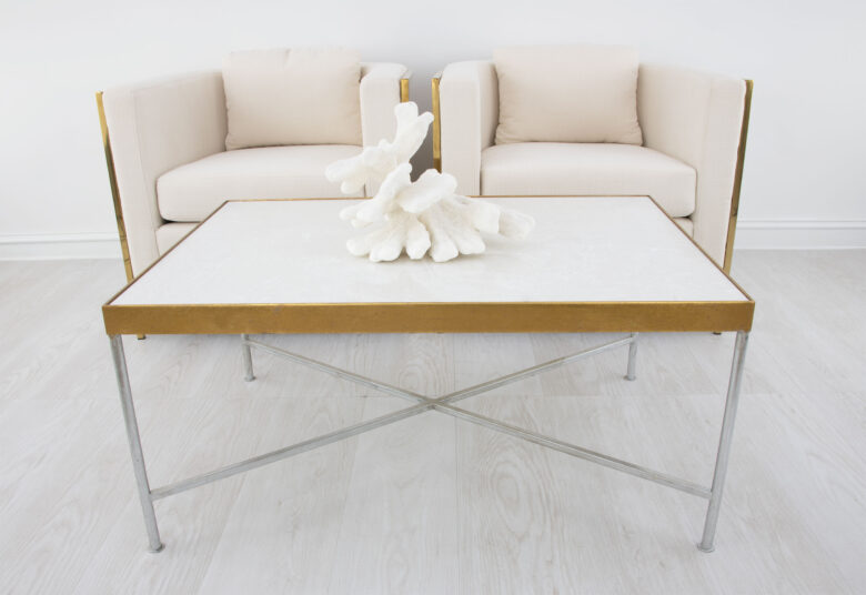 Esme Silver and Gold Coffee Table - Image 6