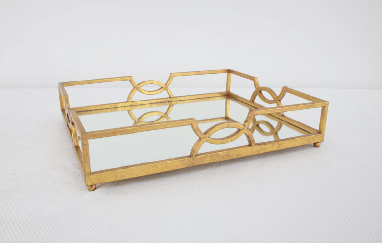 Holliday Gold Rectangular Tray - Image 4