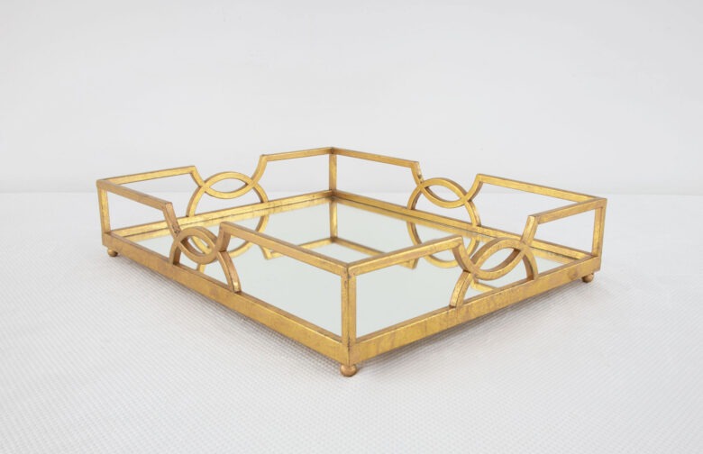 Holliday Gold Rectangular Tray - Image 3