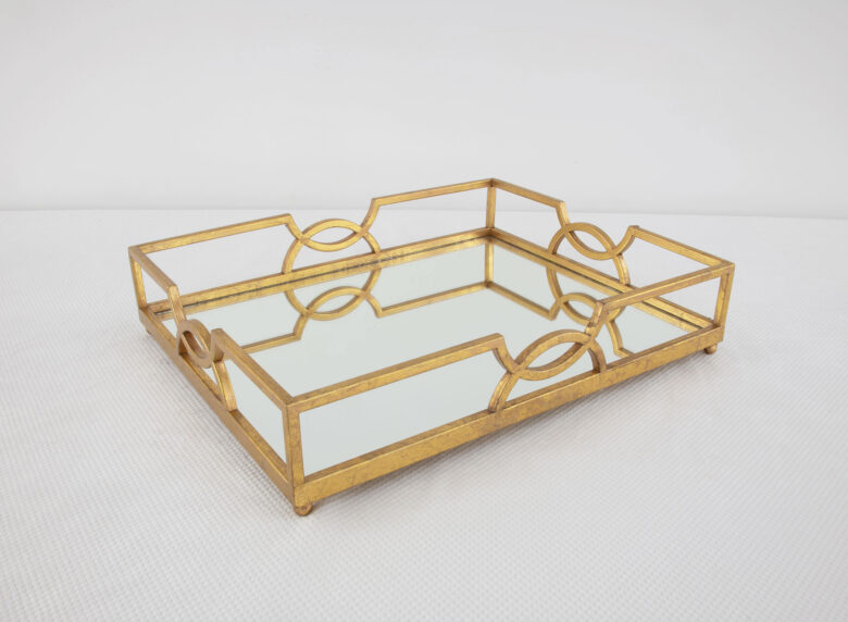 Holliday Gold Rectangular Tray - Image 2