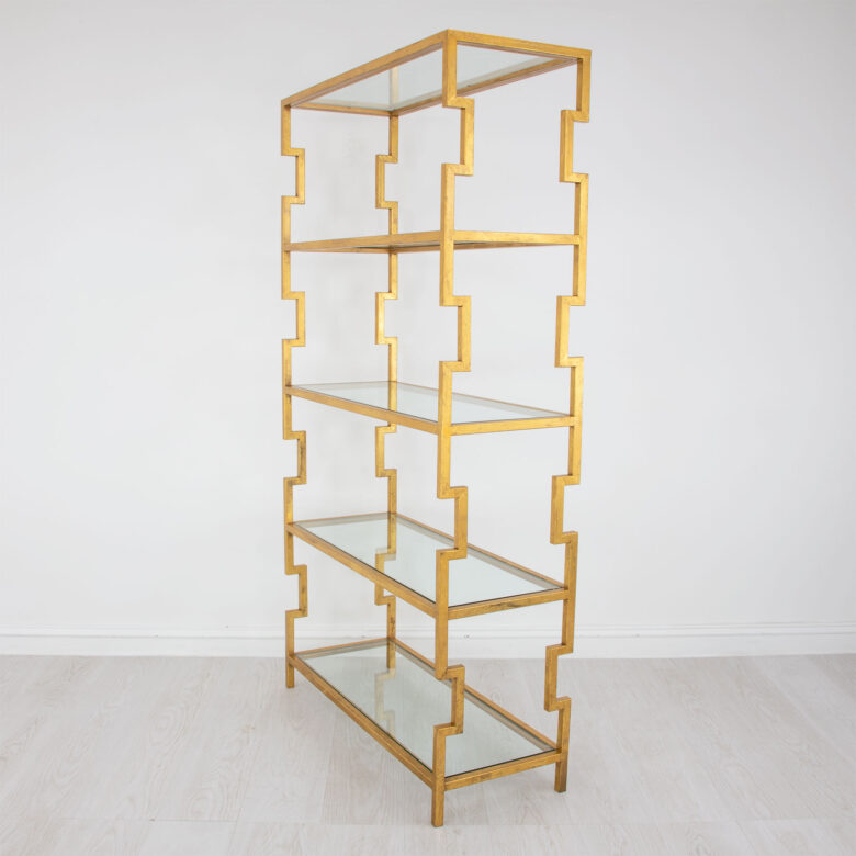 Lazaro Gold Leaf Shelf - Image 7