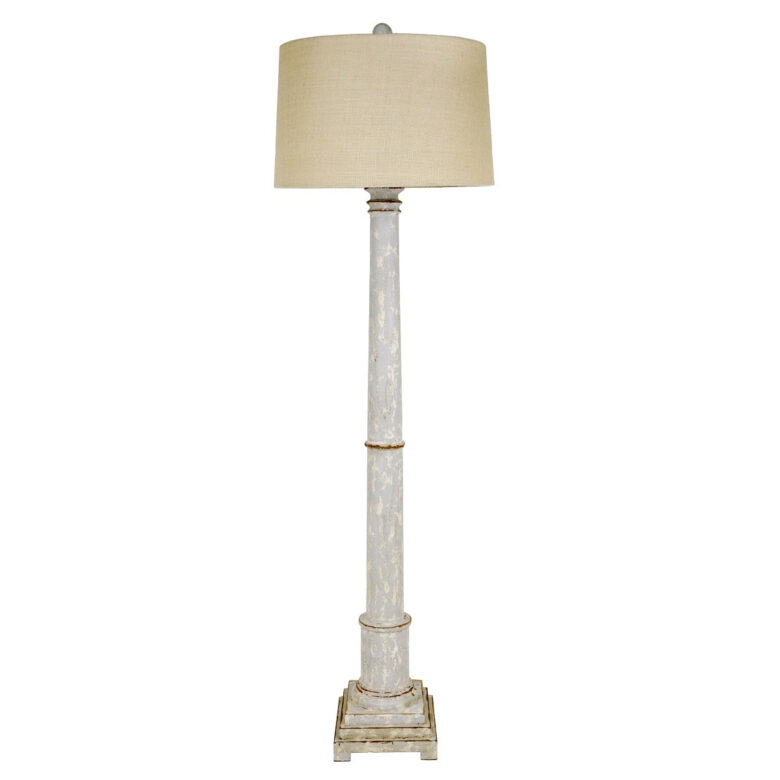 Maisie French Oak Floor Lamp - Image 2