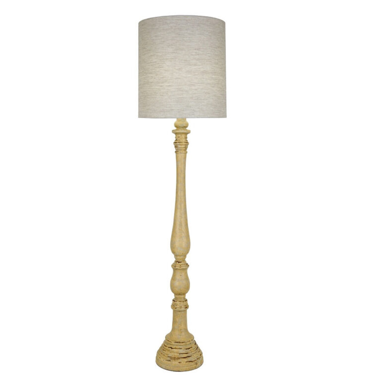 Justina Solid Wood Floor Lamp - Lillian Home