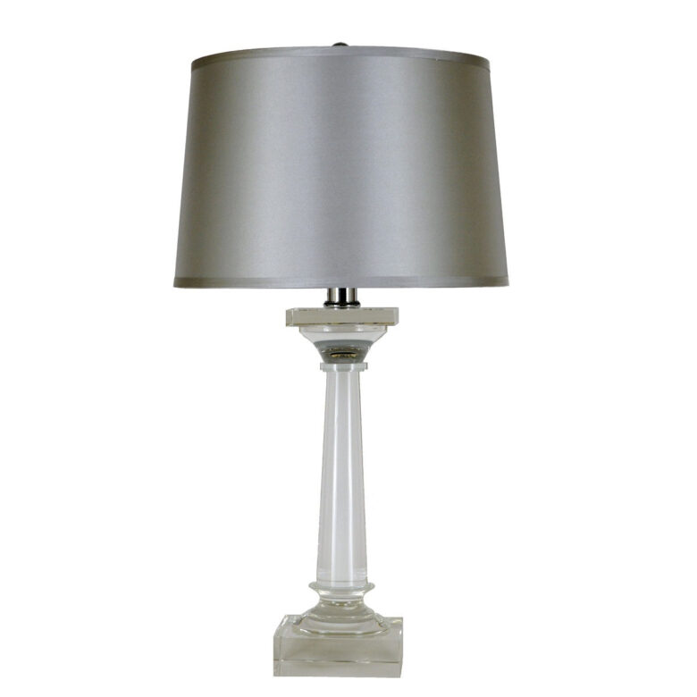 Mason Solid Crystal Table Lamp - Lillian Home