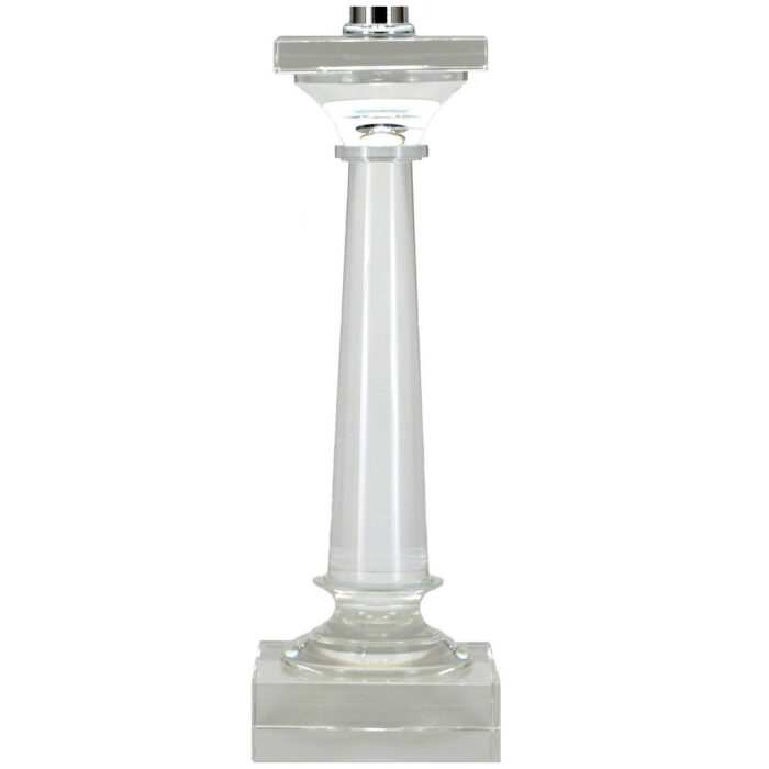 Lillian Home Standing Lamp | Mason Solid Crystal Table Lamp