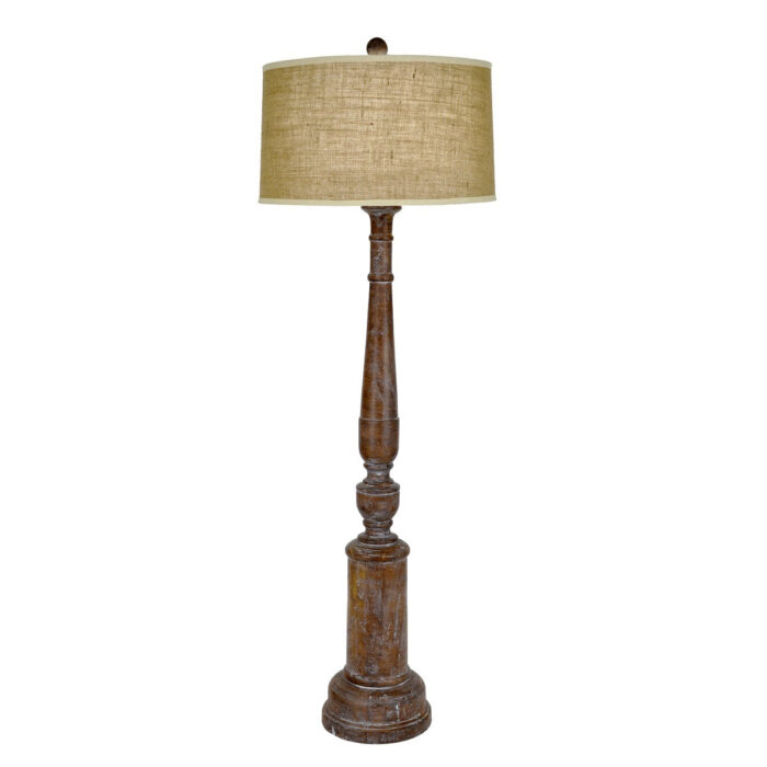 Finnegan Solid Wood Floor Lamp - Lillian Home