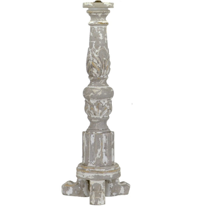 Amina Carved Wooden Table Lamp | Lillian Home | Shop Now