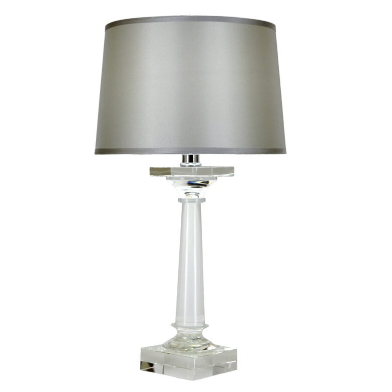 Mason Solid Crystal Table Lamp - Lillian Home