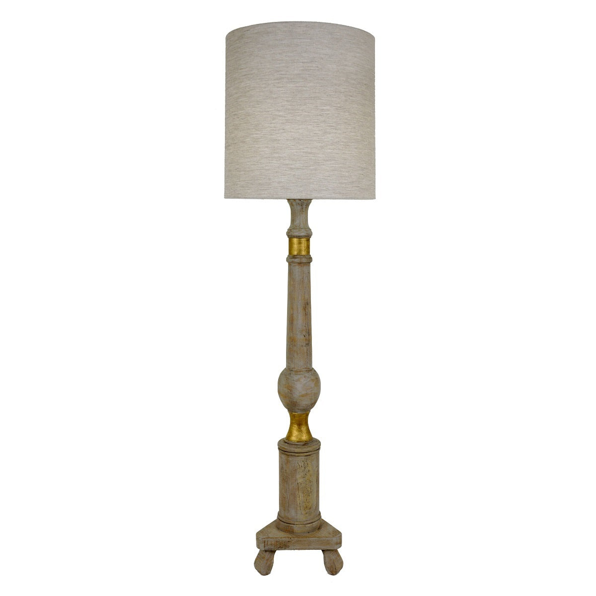 Lucille Solid Wood Floor Lamp - Lillian Home 