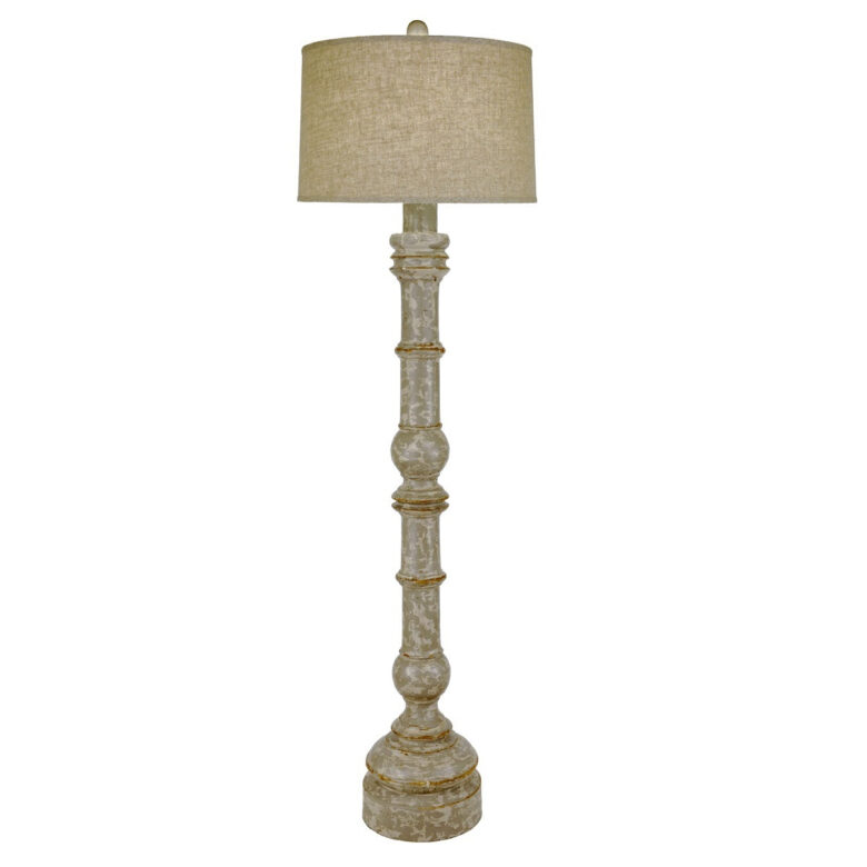 Miriam Oak Wood Floor Lamp - Lillian Home