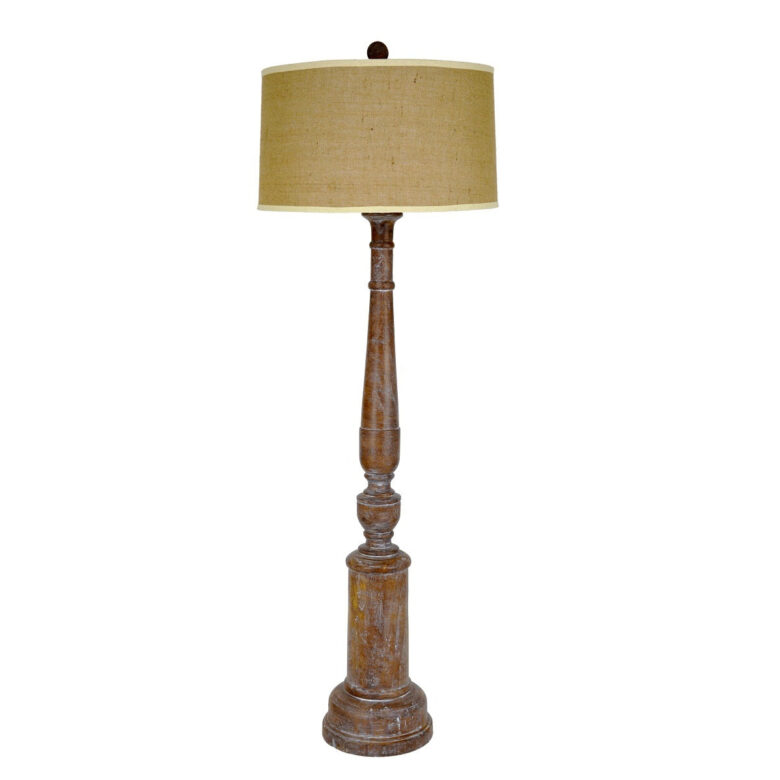 Finnegan Solid Wood Floor Lamp - Lillian Home