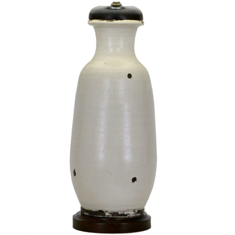 Serenity White Pottery Table Lamp - Lillian Home