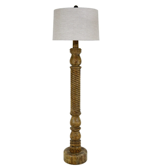 Bowie Solid Wood Floor Lamp - Lillian Home