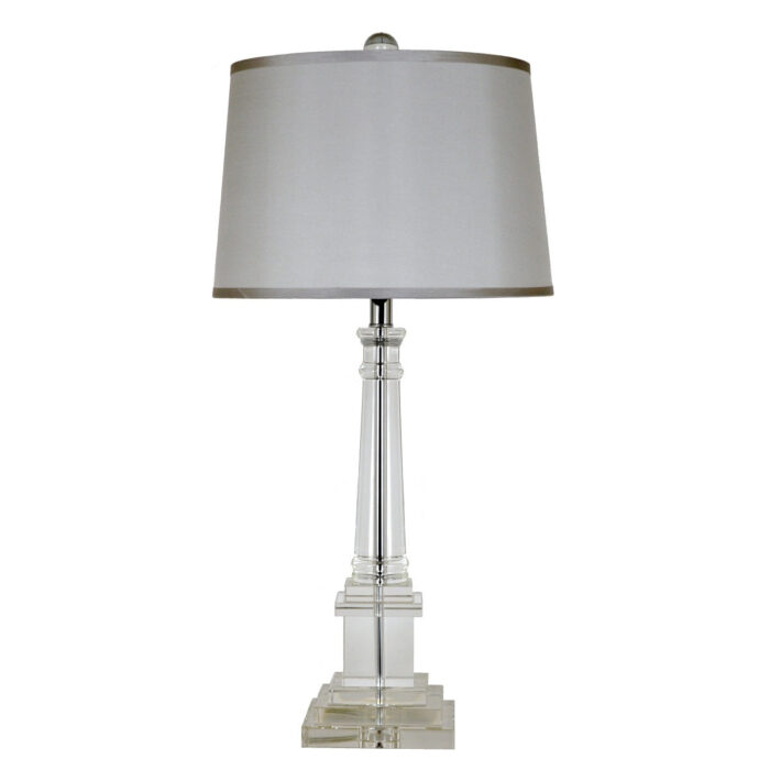 Vara Solid Crystal Table Lamp- Lillian Home