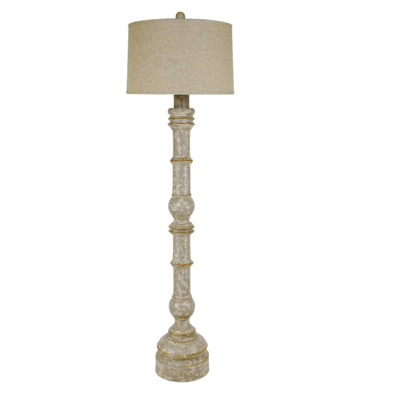 Miriam Oak Wood Floor Lamp - Lillian Home