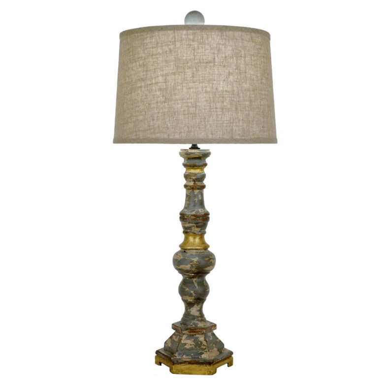 Jillian Solid Wood Table Lamp - Lillian Home