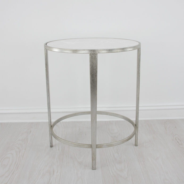 Dolly Silver Round Side Table - Image 2