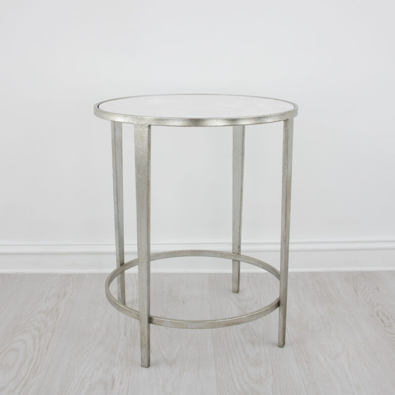 Dolly Silver Round Side Table - Image 3