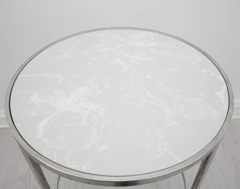 Dolly Silver Round Side Table - Image 6