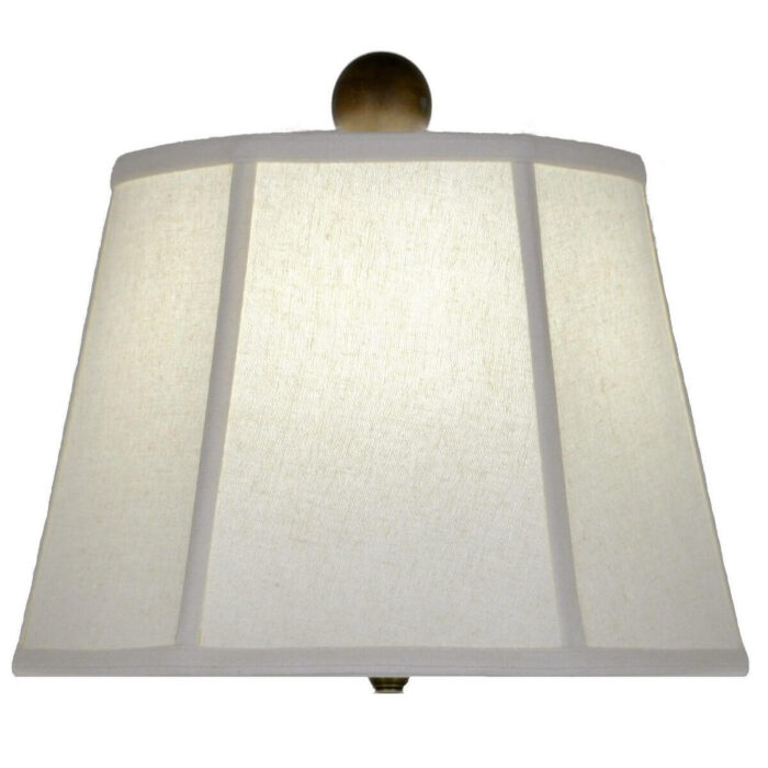 Serenity White Pottery Table Lamp - Lillian Home
