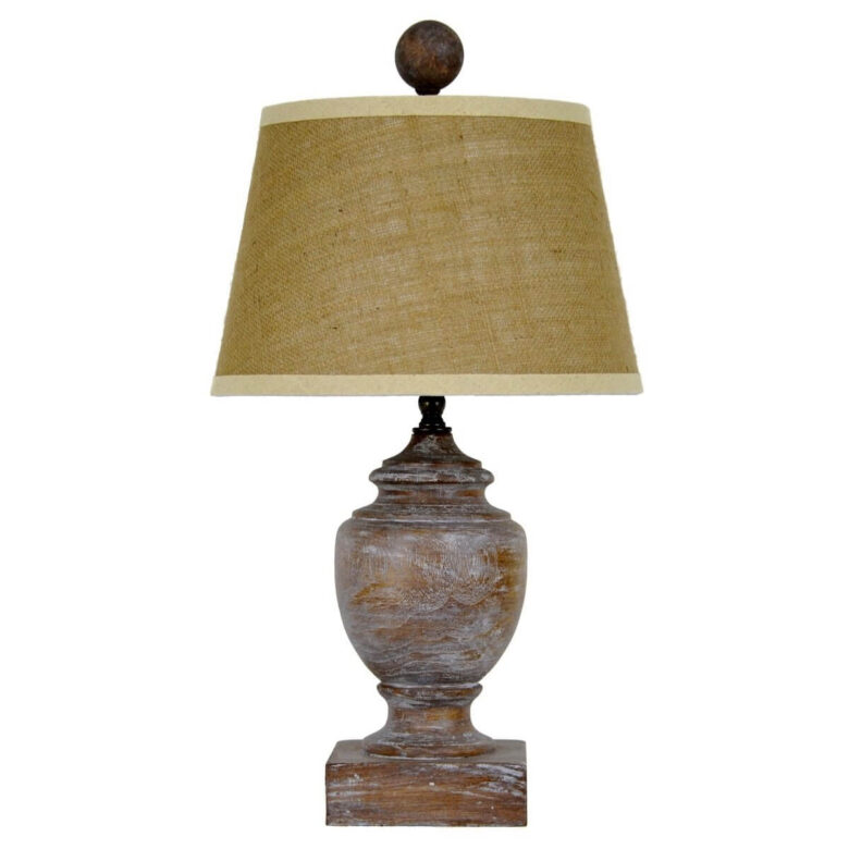 Luciano Solid Wood Table Lamp - Lillian Home