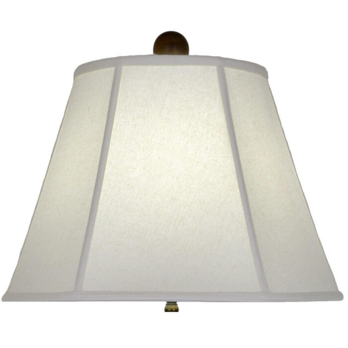 Ramsey Distressed White Pottery Table Lamp - Lillian Home