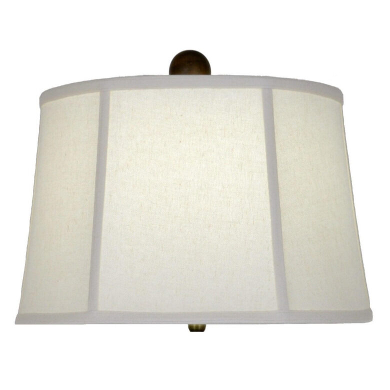 Mika White Pottery Table Lamp - Lillian Home