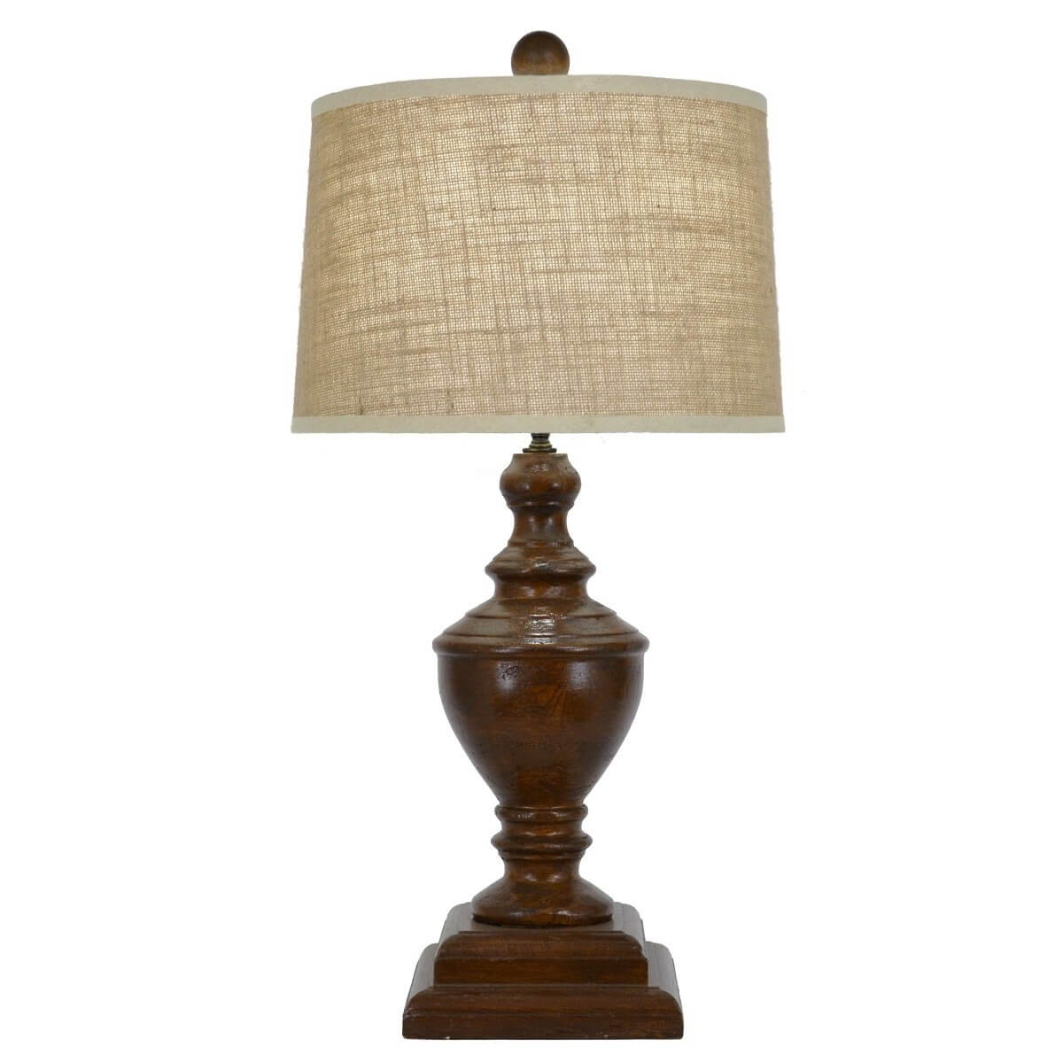 Adele Dark Brown Table Lamp - Lillian Home