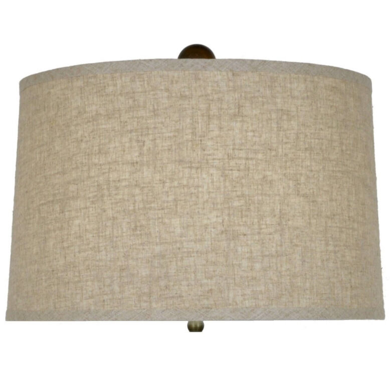 Selena Green and Brown Pottery Table Lamp - Lillian Home