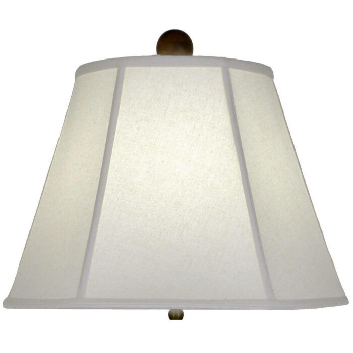 Orion White and Green Pottery Table Lamp - Lillian Home