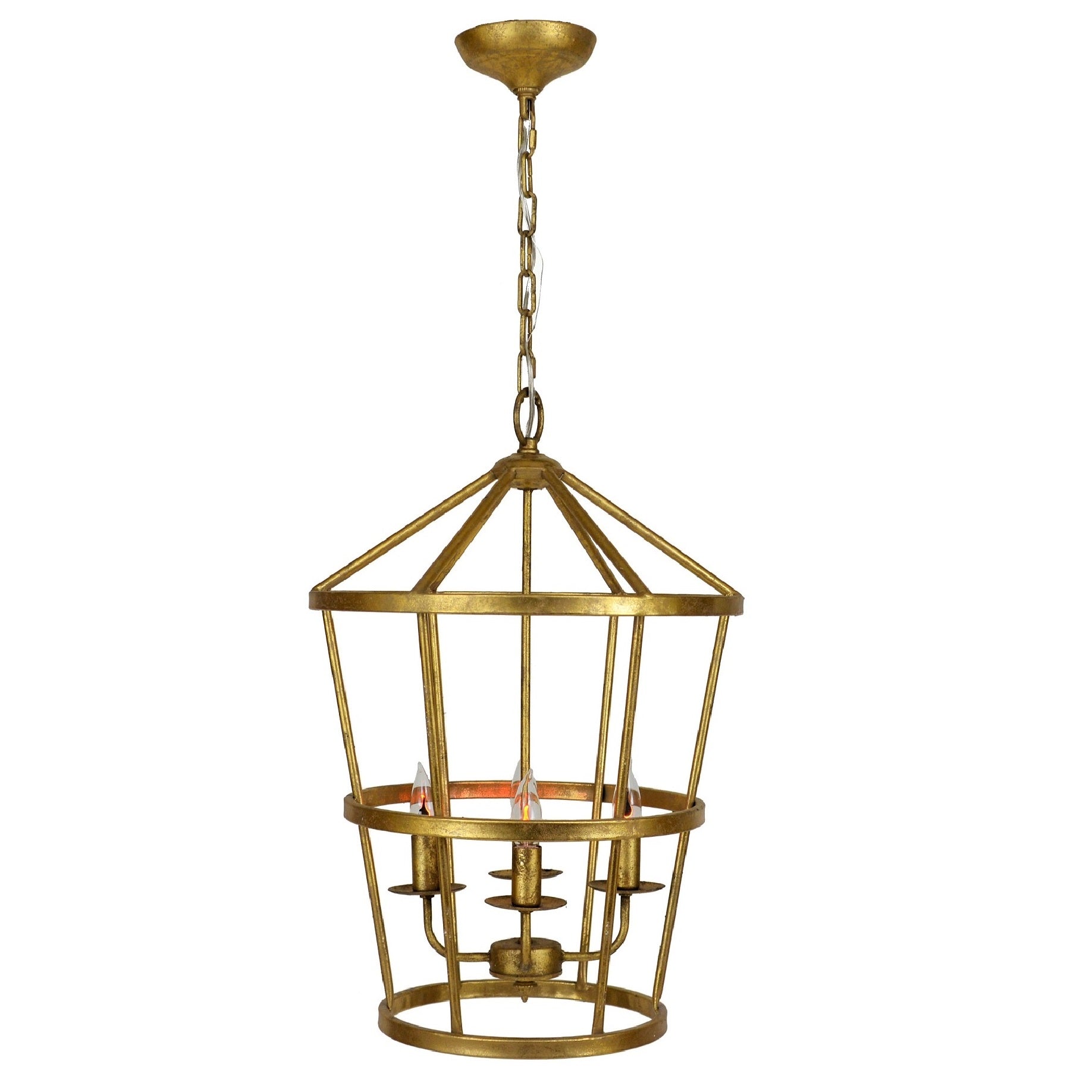 Arman 4 Light Gold Lantern - Lillian Home 