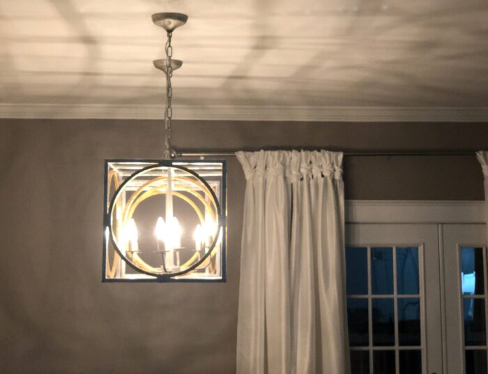 Rolly Silver and Gold 4 Light Lantern - Lillian Home