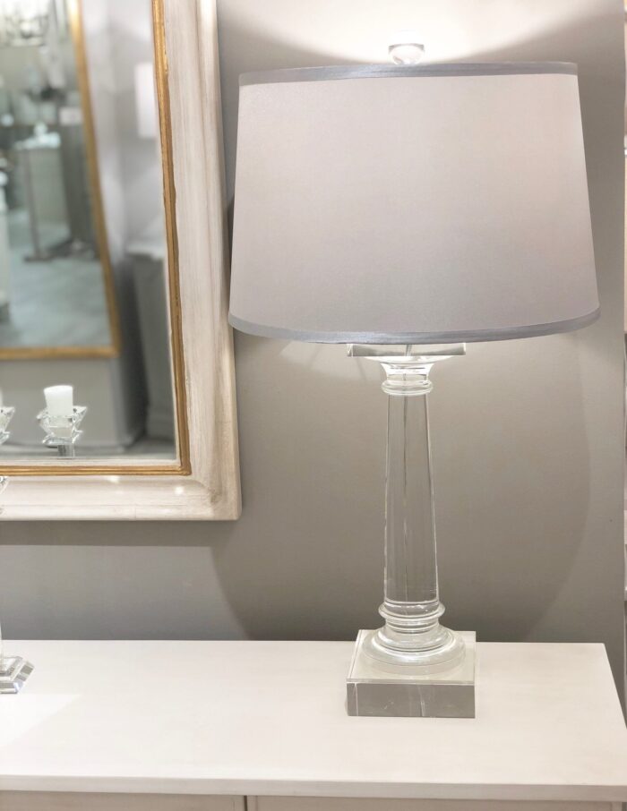Mason Solid Crystal Table Lamp - Lillian Home