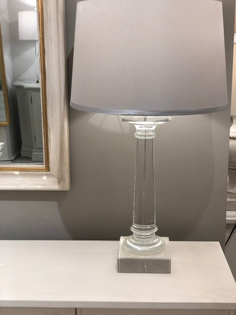 Mason Solid Crystal Table Lamp - Lillian Home