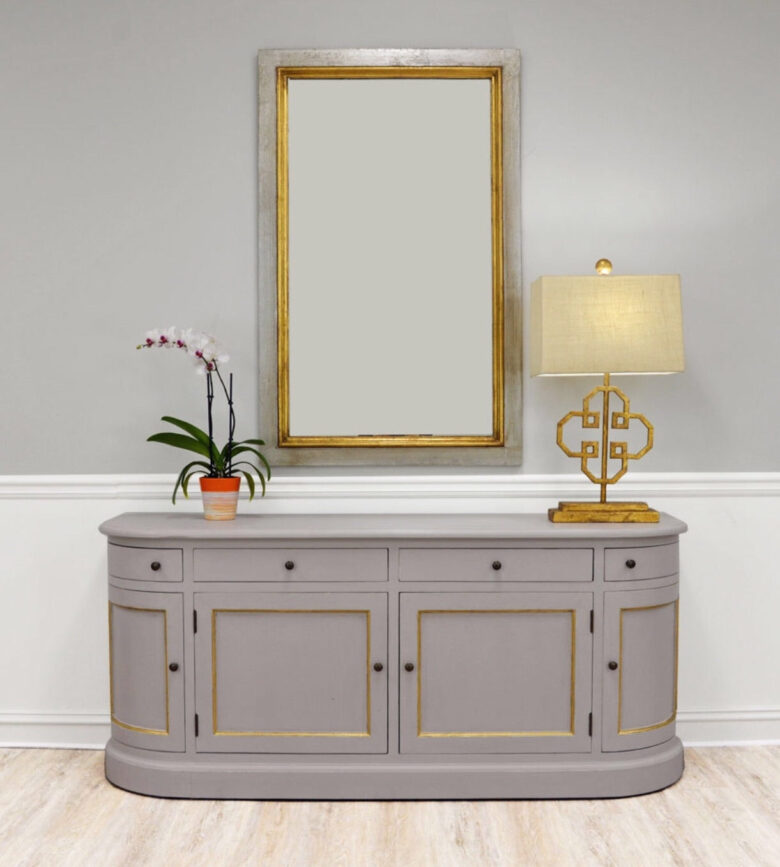 Niko Silver and Gold Mirror- Lillian Home