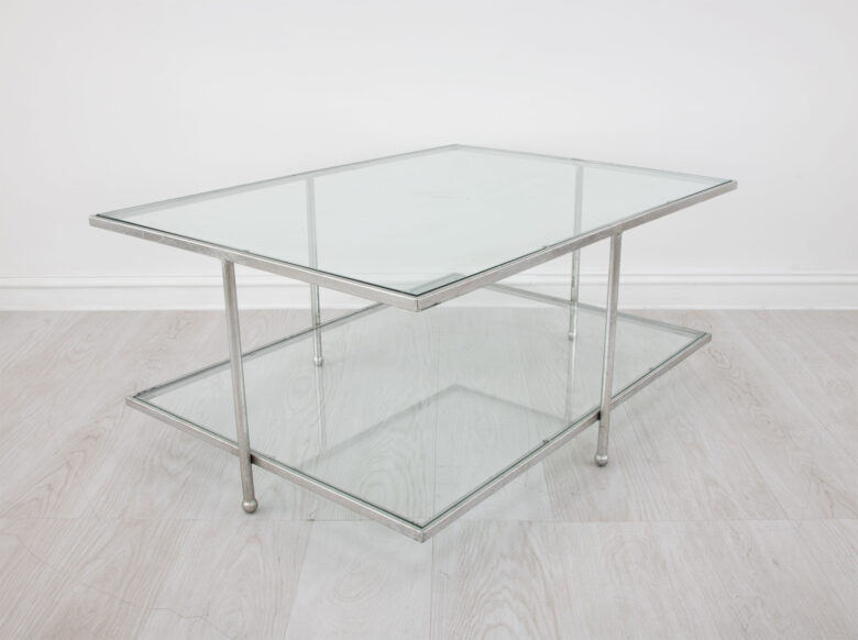 Romana Silver 2 Shelves Coffee Table - Image 5