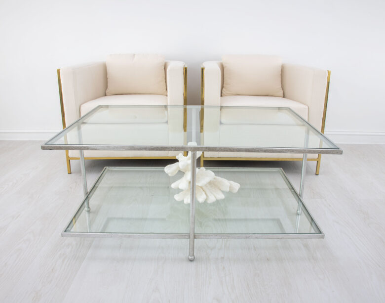 Romana Silver 2 Shelves Coffee Table - Image 7