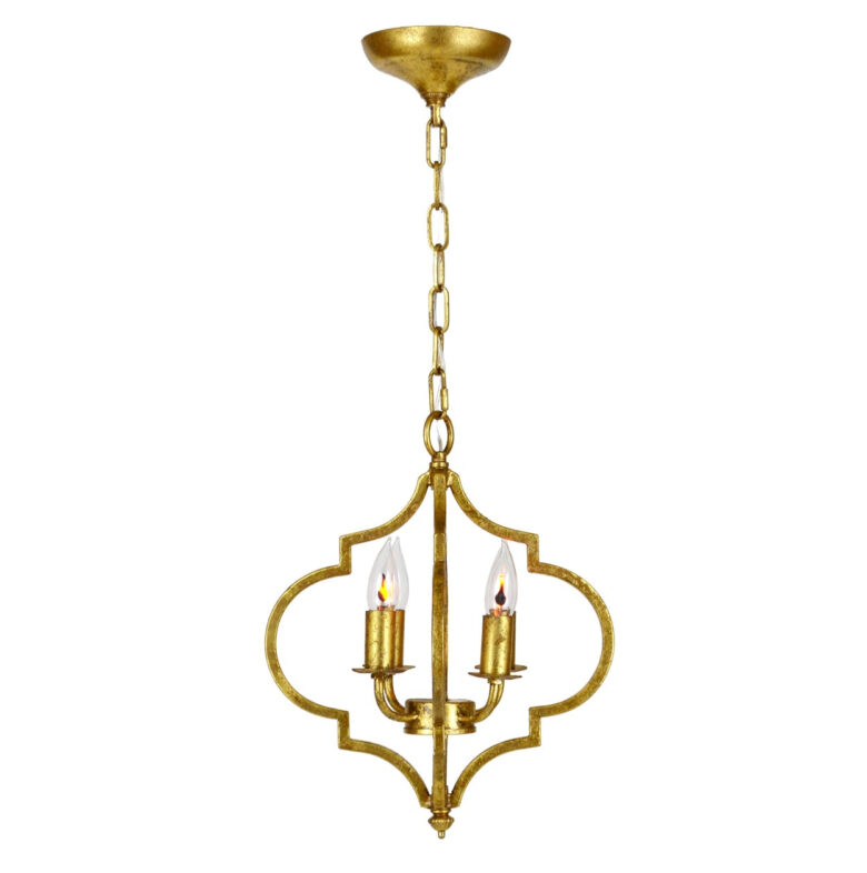 Marissa 4 Light Gold Pendant - Lillian Home