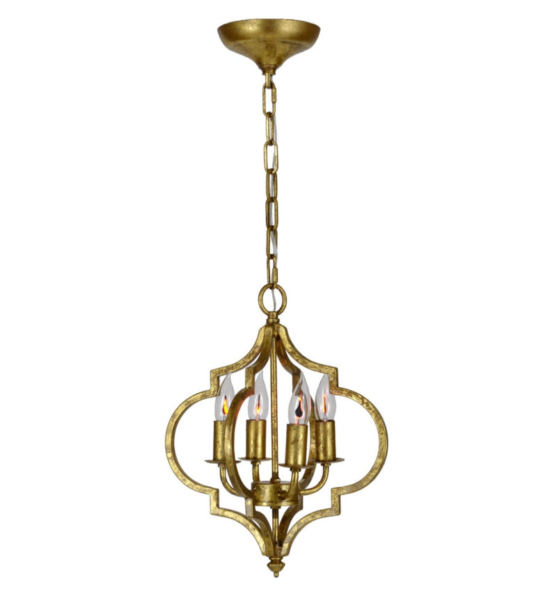 Marissa 4 Light Gold Pendant - Lillian Home