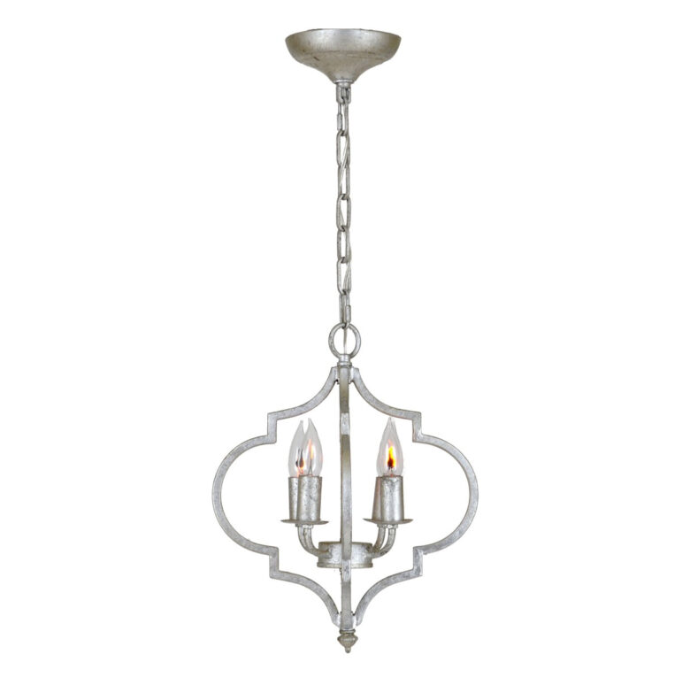 Marissa 4 Light Silver Pendant - Lillian Home