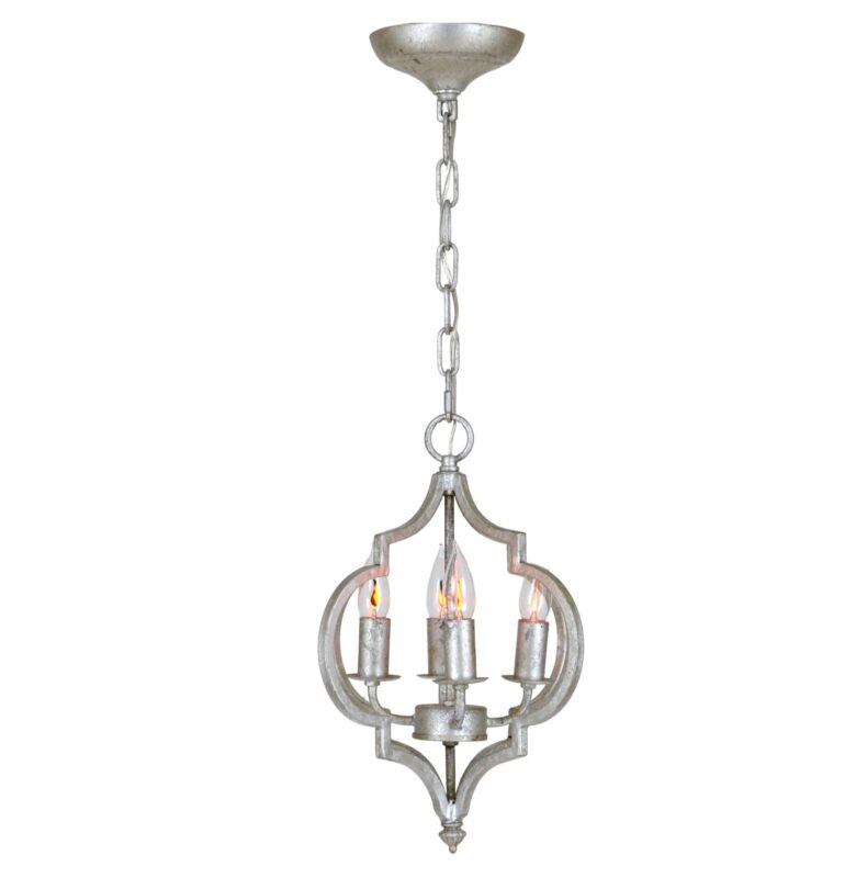 Marissa 4 Light Silver Pendant - Lillian Home