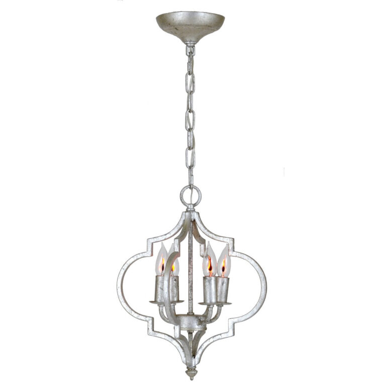 Marissa 4 Light Silver Pendant - Lillian Home