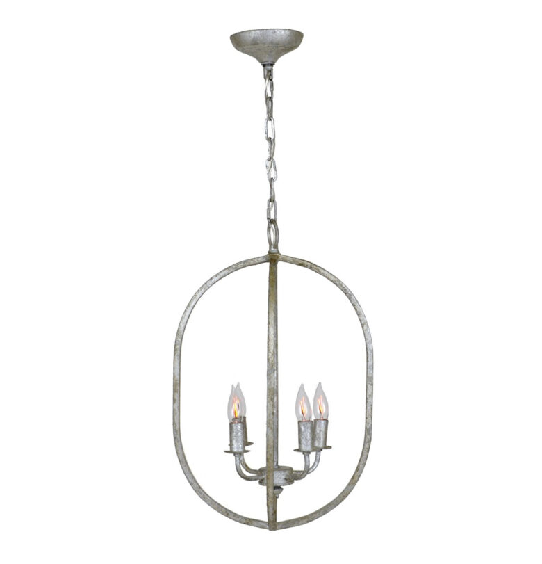 Ovation 4 Light Silver Pendant Light - Lillian Home