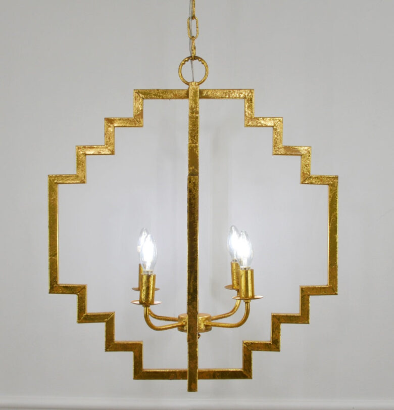 Lara 4 Light Gold Pendant Light - Lillian Home