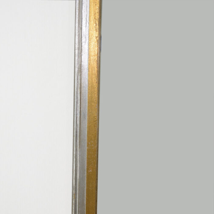 Parz Silver and Gold Floor Length Mirror- Lillian Home