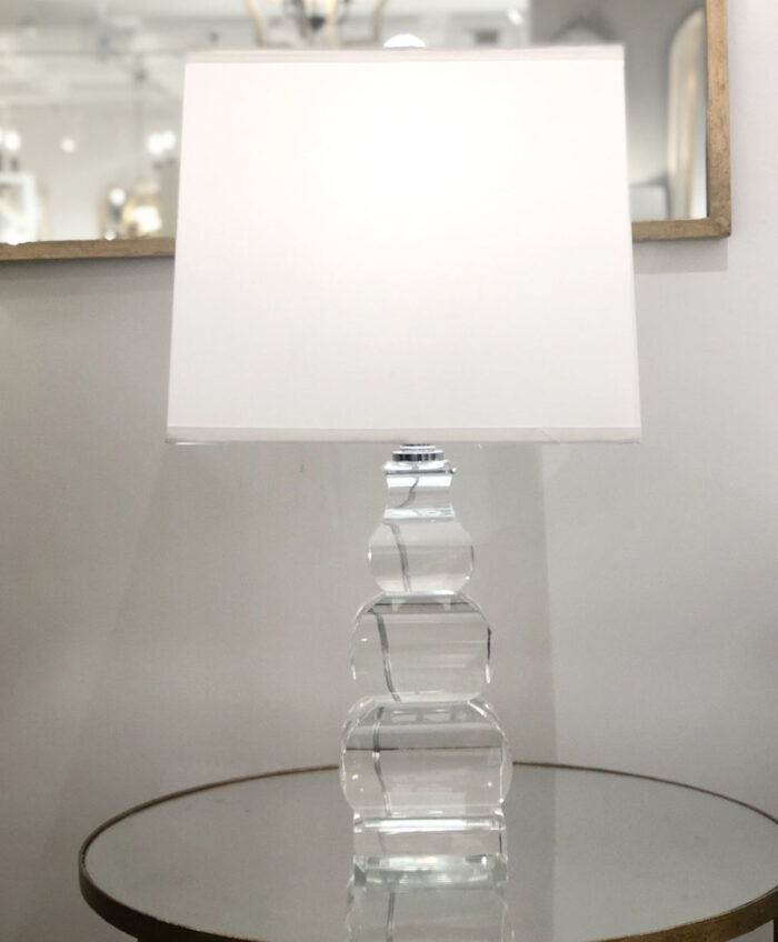 Solid Crystal Table Caliypso Lamp - Lillian Home