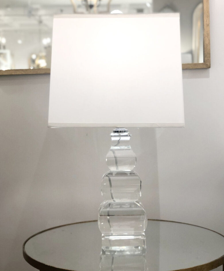 Caliypso Solid Crystal Table Lamp- Lillian Home