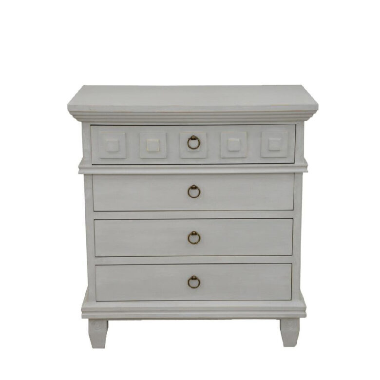 Donatello Gray Nightstand